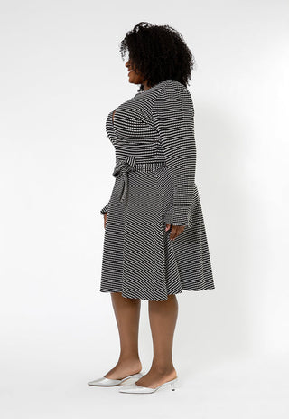 Vestido Rosalia Feminino Leota Cinza Tamanho 1X