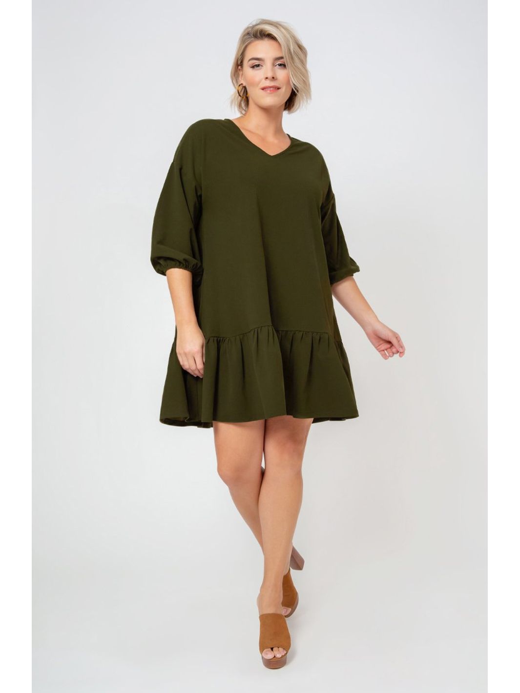 Vestido Luna Feminino Leota Verde Tamanho 3X