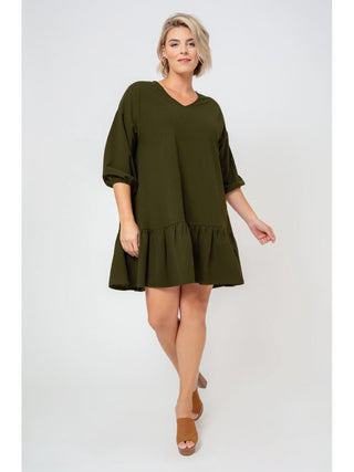 Vestido Luna Feminino Leota Verde Tamanho 3X