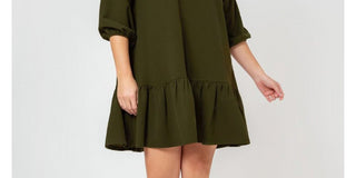 Vestido Luna Feminino Leota Verde Tamanho 3X