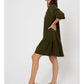 Vestido feminino Leota Solid Kalamata Lord &amp; Taylor Luna Verde Tamanho 1X