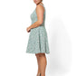Vestido Ariana Leota Feminino em Jacquard Verde Multicolorido 2X Lord &amp; Taylor Verde Tamanho 2XL