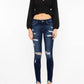 Kancan - Cora Mid Rise Super Skinny Jean