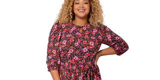 Vestido Iman Feminino Leota Rosa Tamanho 3XL