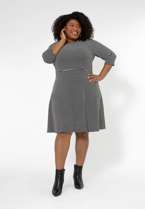 Vestido Katherine Fit And Flare da Leota Feminino (Curve) Preto