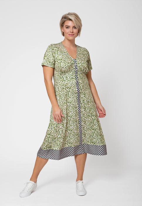 Vestido Francesca MIDI Leota Feminino Verde Tamanho 3X