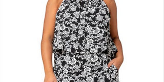 Macacão floral Skyler feminino Leota preto