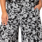 Macacão floral Skyler feminino Leota preto