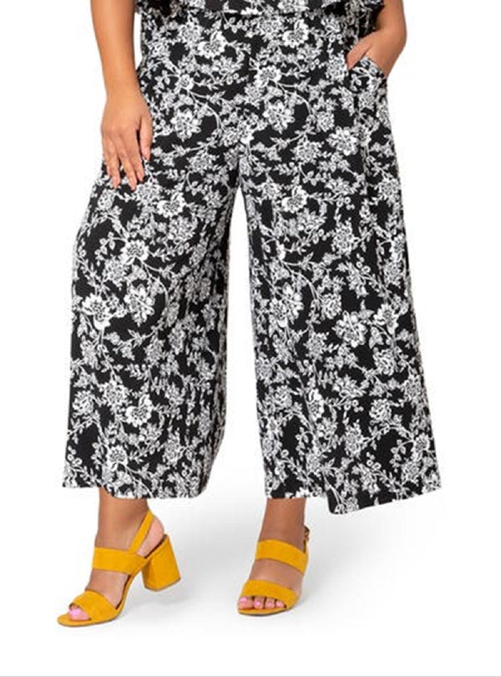 Macacão floral Skyler feminino Leota preto