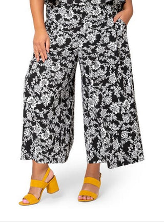 Macacão floral Skyler feminino Leota preto