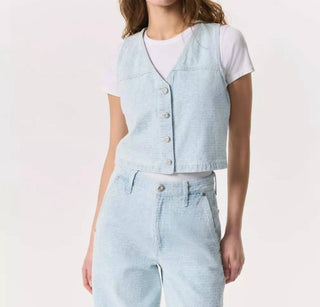 Rag &amp; Bone - Colete Juliana Tweed com botões frontais