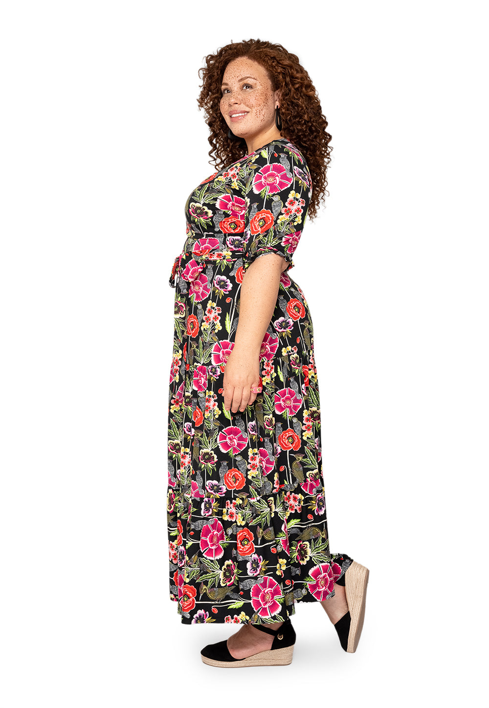 Vestido envelope falso Marlo da Leota para mulheres