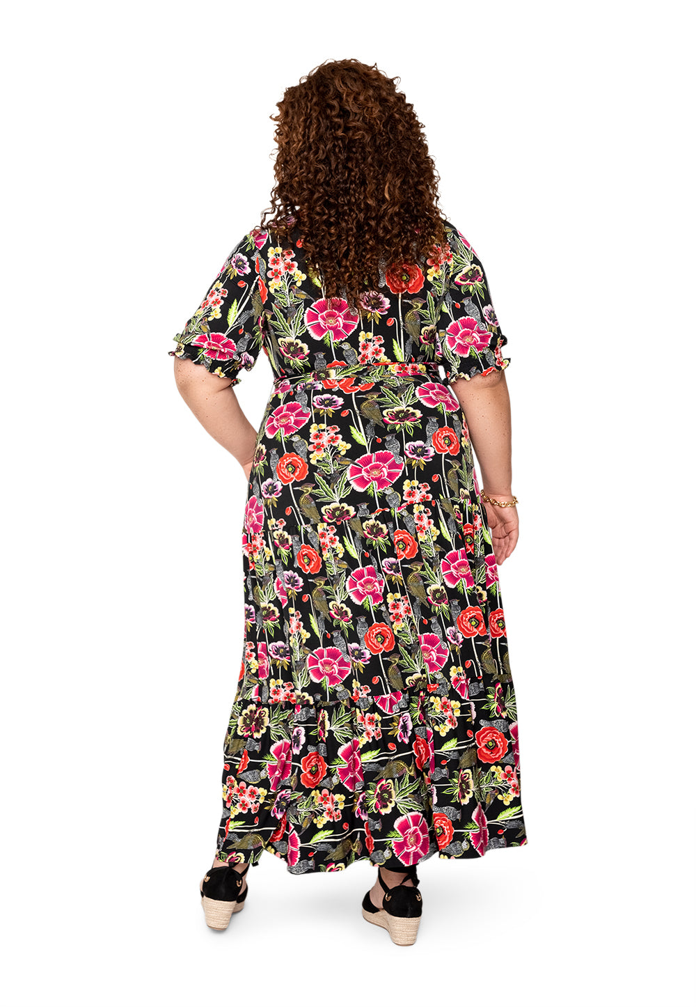 Vestido envelope falso Marlo da Leota para mulheres