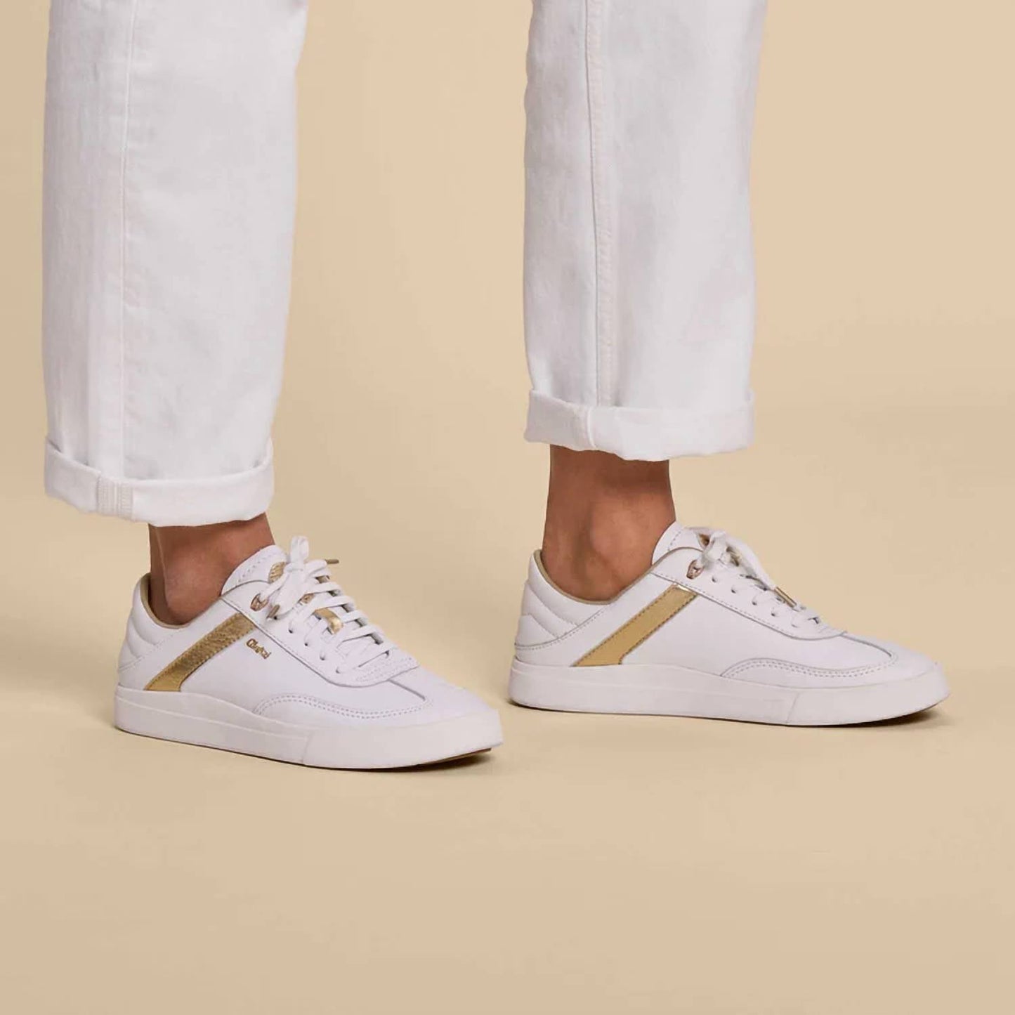 Olukai - Women's Ha'upu Leather Sneakers