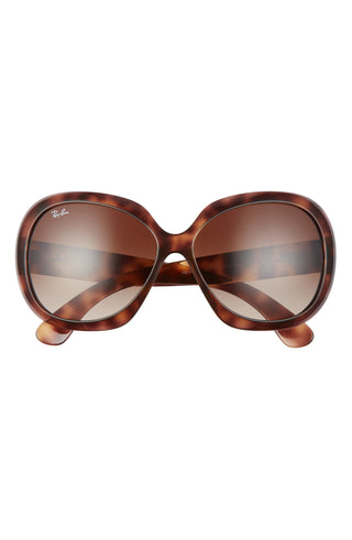 Óculos de sol femininos RayBan vintage com armação redonda