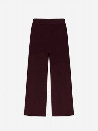 Quadro - Calça curta de veludo com perna larga