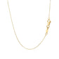 14k Yellow Gold Thin Textured Bar Necklace