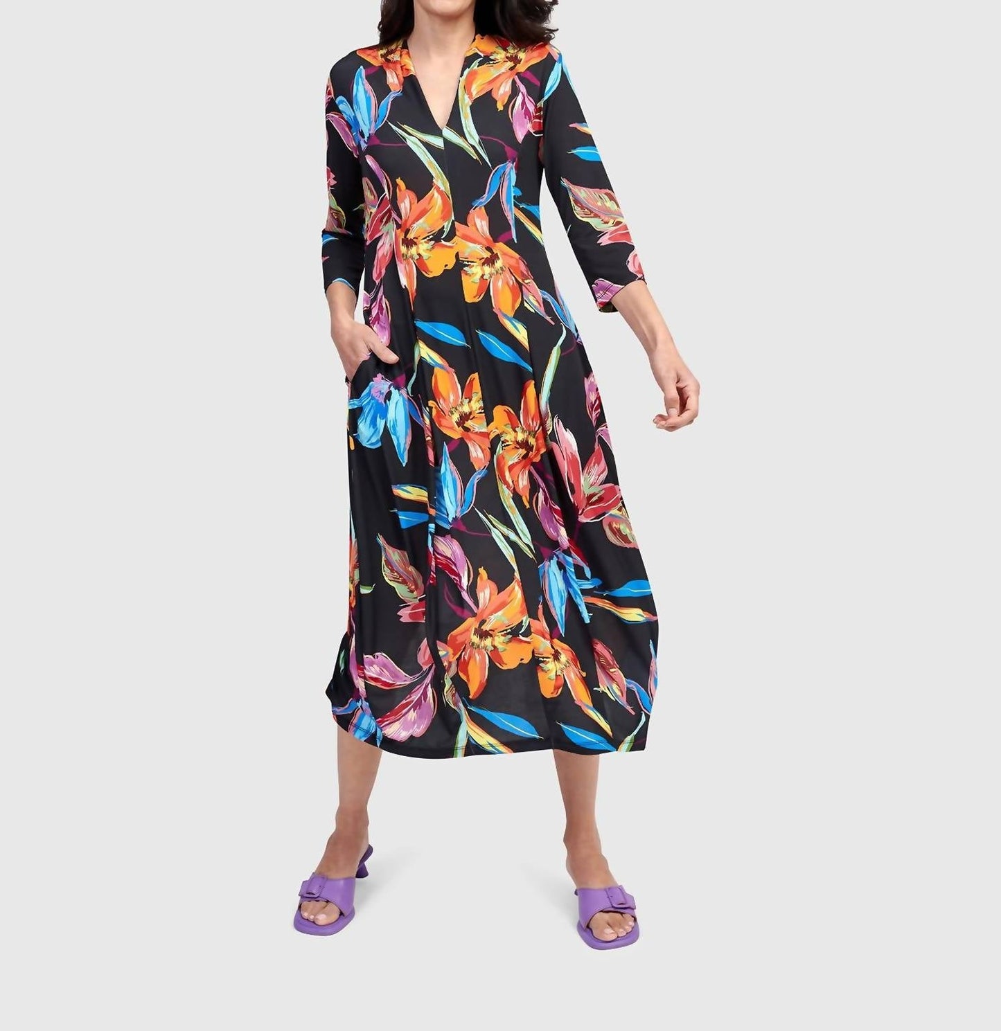 Alembika - Hibiscus Cocoon Dress