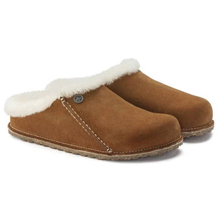 Birkenstock - Sandálias femininas Zermatt Premium Suede estreitas