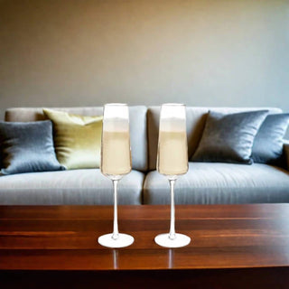 Creative Gifts International - Conjunto de taças de champanhe clássicas