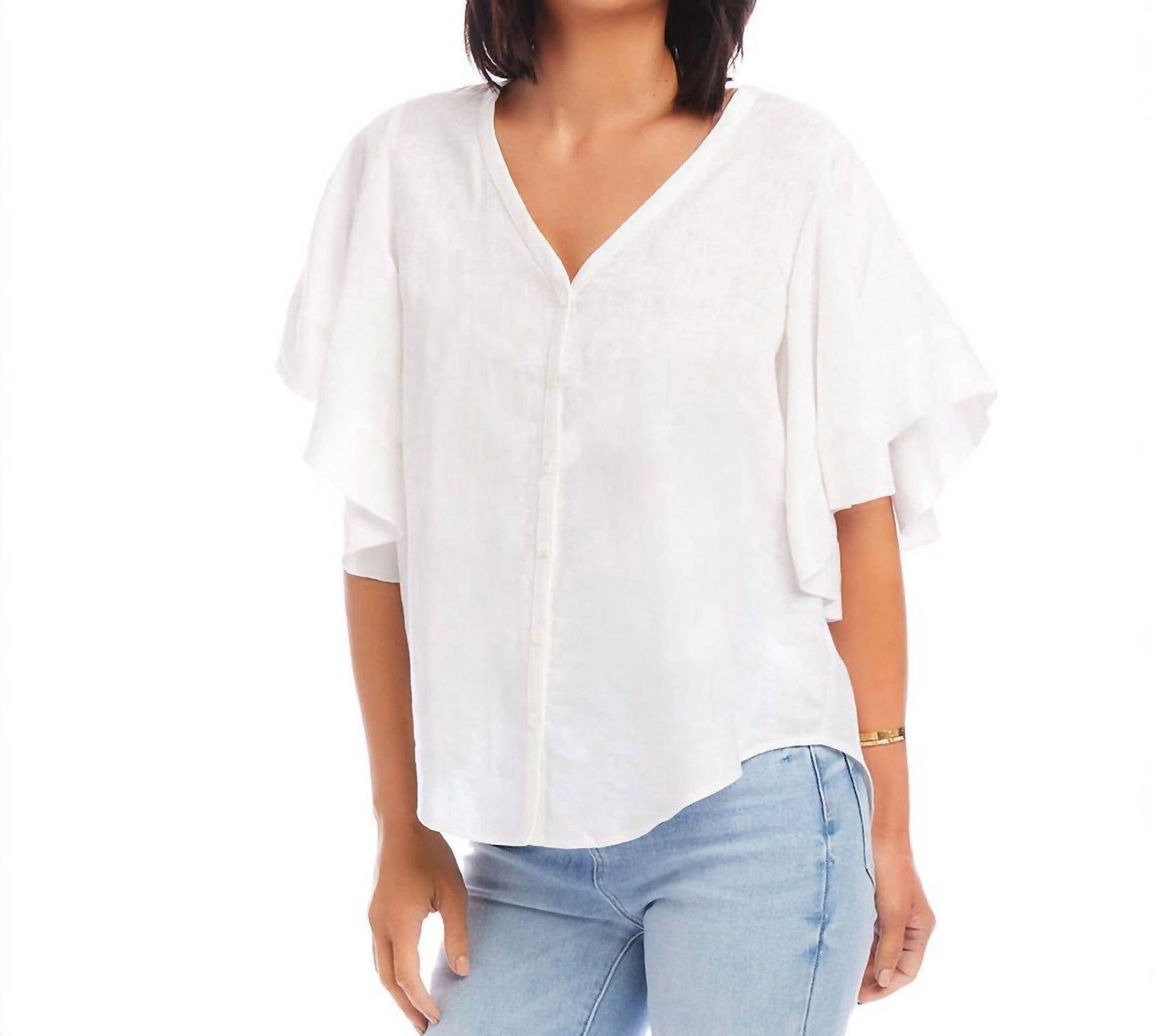 Karen Kane - Flutter Sleeve Top
