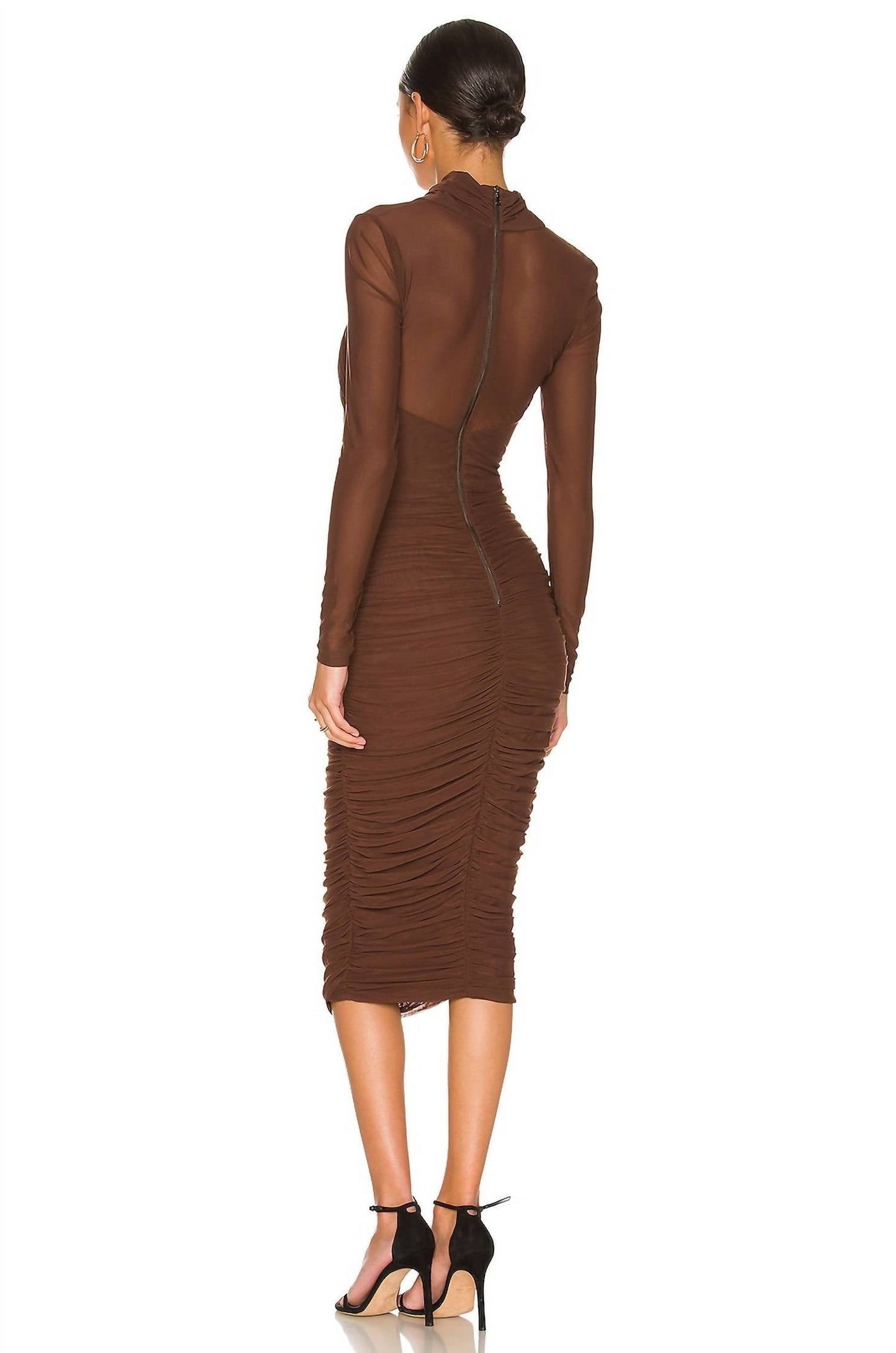 Bardot - Aliyah Long Sleeve Midi Dress