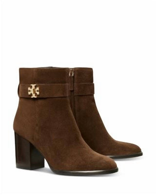 Tory Burch - Bota feminina de salto alto com trava T