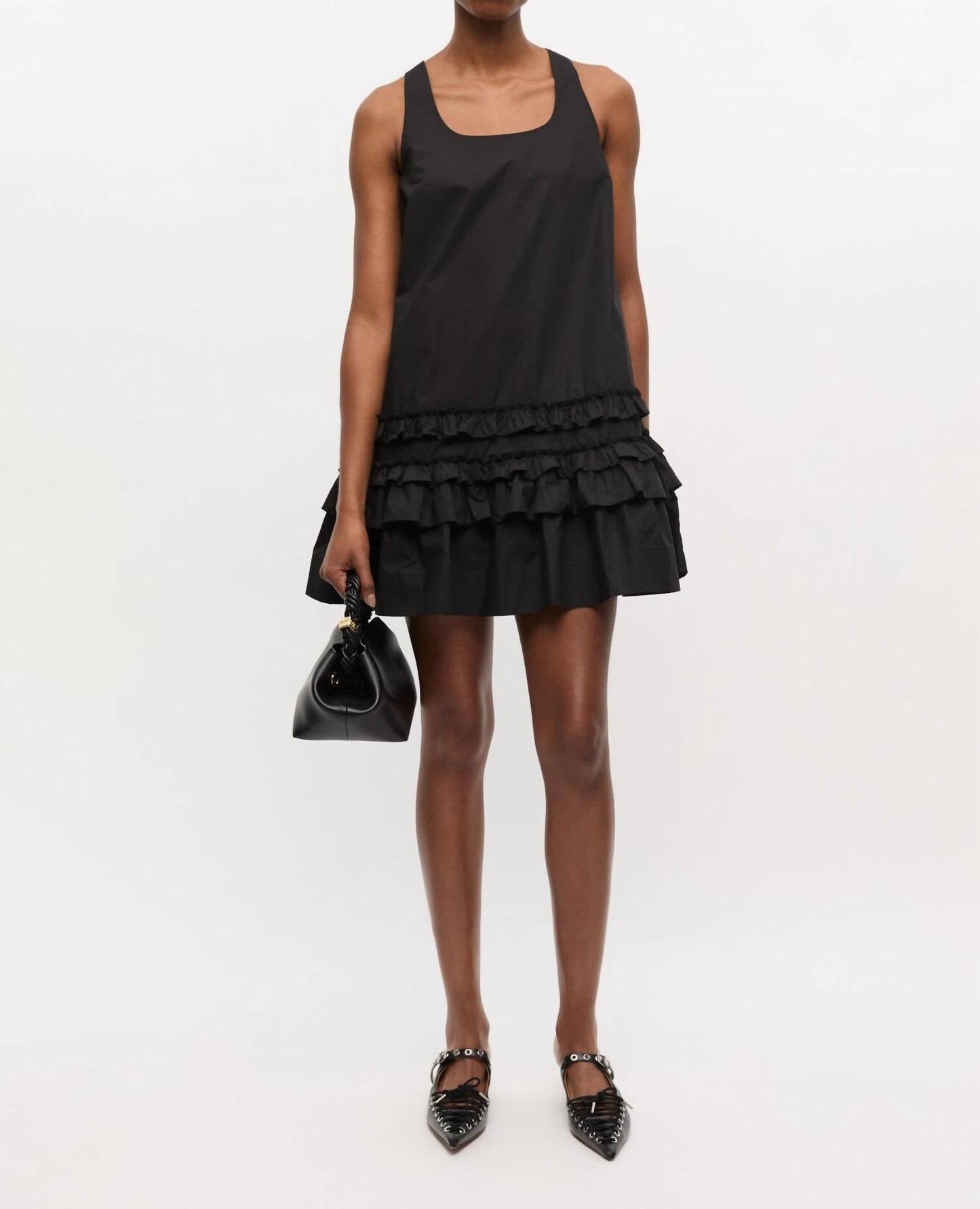 Ganni - Cotton Poplin Mini Dress