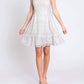 Trendsi - GeeGee Mesh Floral Embroidered Sleeveless Dress