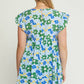Entro - Floral Tiered Babydoll Dress - Plus