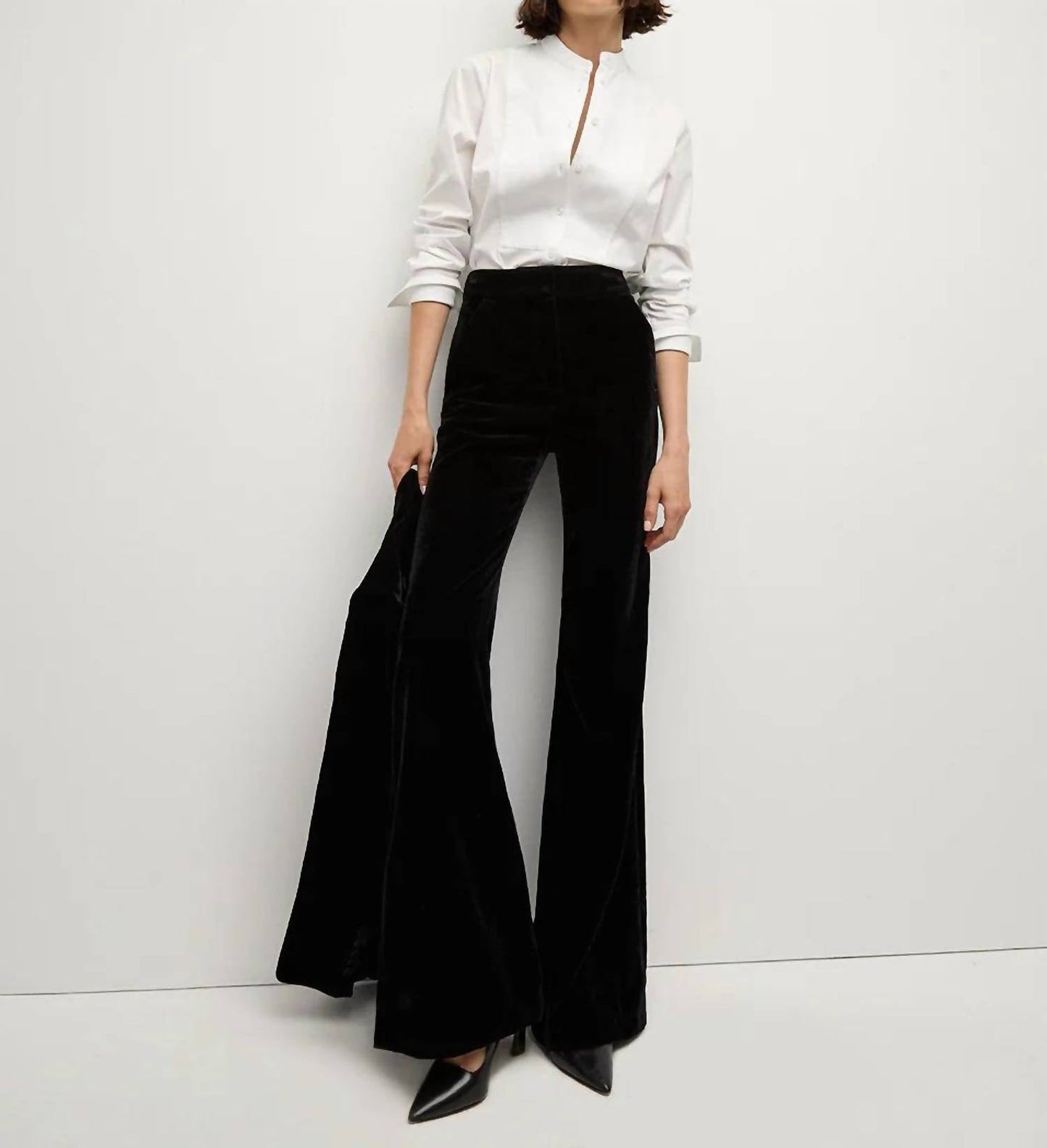 Veronica Beard - Naya Tuxedo Style Top