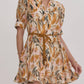 Entro - Leaf Print Dress