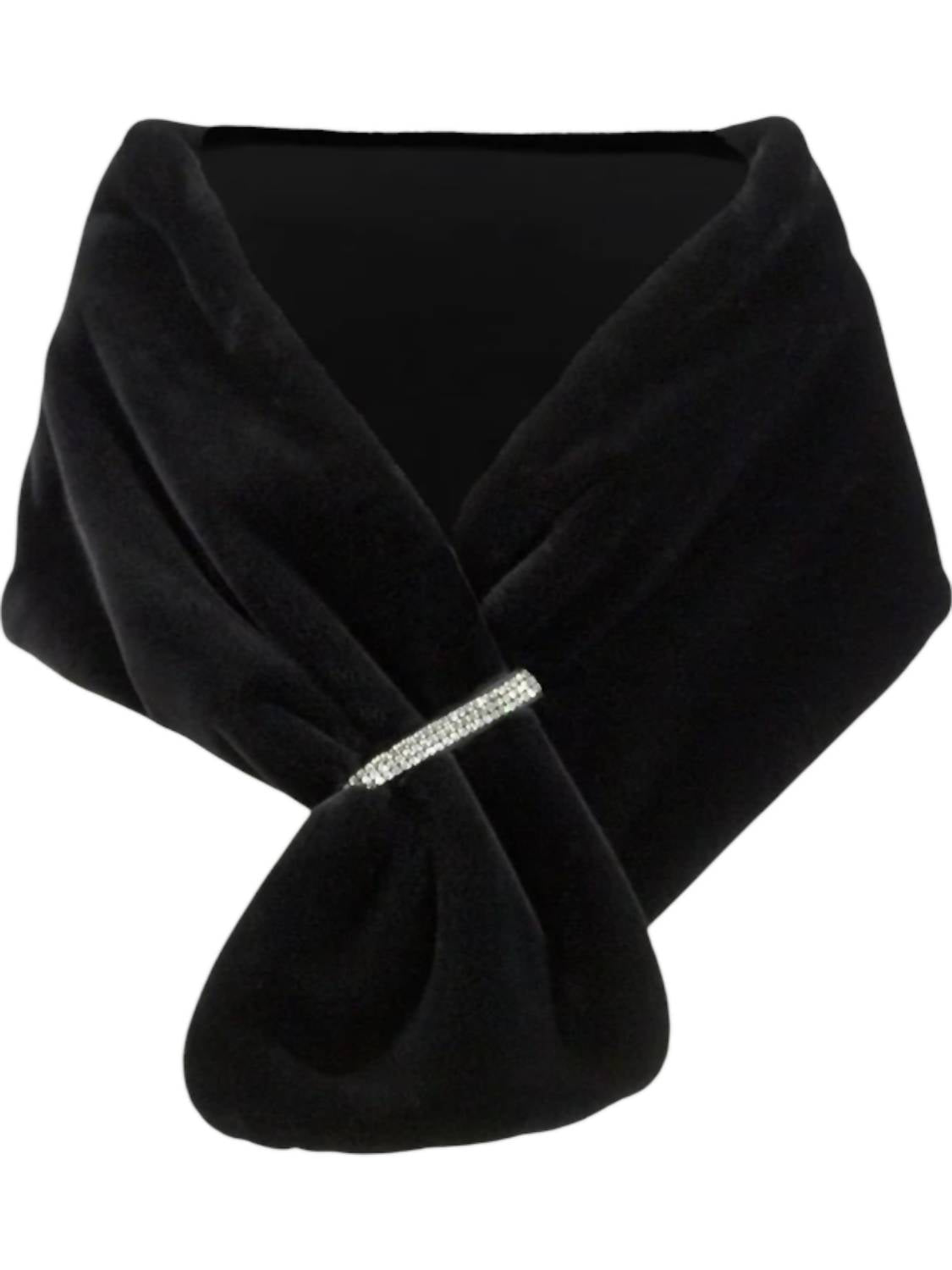 Joseph Ribkoff - Faux Fur Rhinestone Cover-up