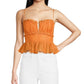 Astr - Sylvan Sleeveless Peplum Top