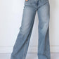 Pistola - Lana Double Button High Rise Ultra Wide Leg Jeans