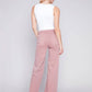Charlie B - Raw Edge Wide Leg Pants
