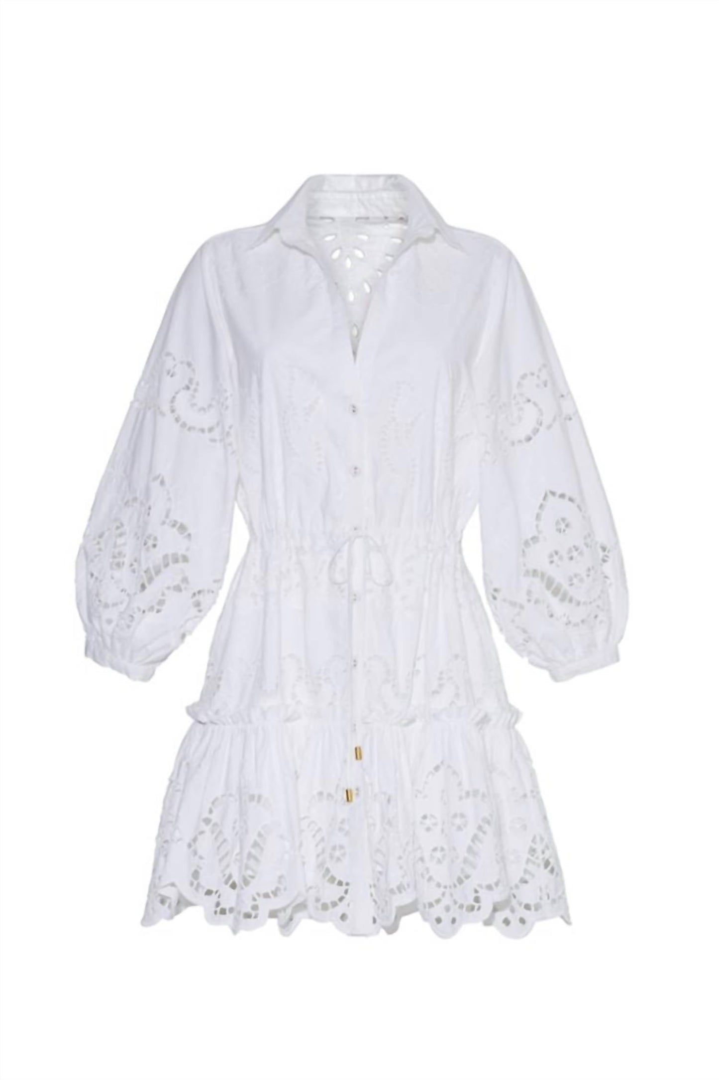 Cara Cara - Robin Embroidered Eyelet Mini Dress