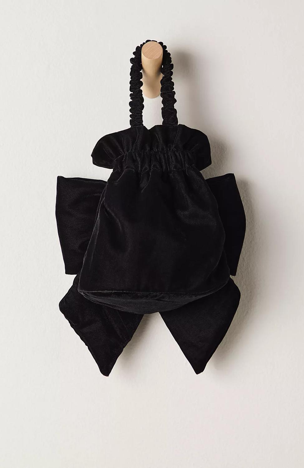 Free People - Women's Belle Velvet Bow Bag