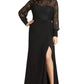 Mac Duggal 20262 Mother of The Bride Dress for Wedding - Beautiful Sequin Dress for Women Black