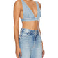 Mother - Pre-loved Tit For Tat Wash Denim Bralette