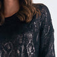 Elan - Metallic Crewneck Sweater