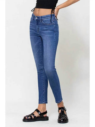 Vervet By Flying Monkey - Calça Jeans Skinny de Cintura Alta