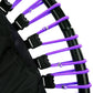 LEAPS &amp; REBOUNDS Mini Trampolim Fitness de 48" e Equipamento de Ginástica Rebounder, Roxo