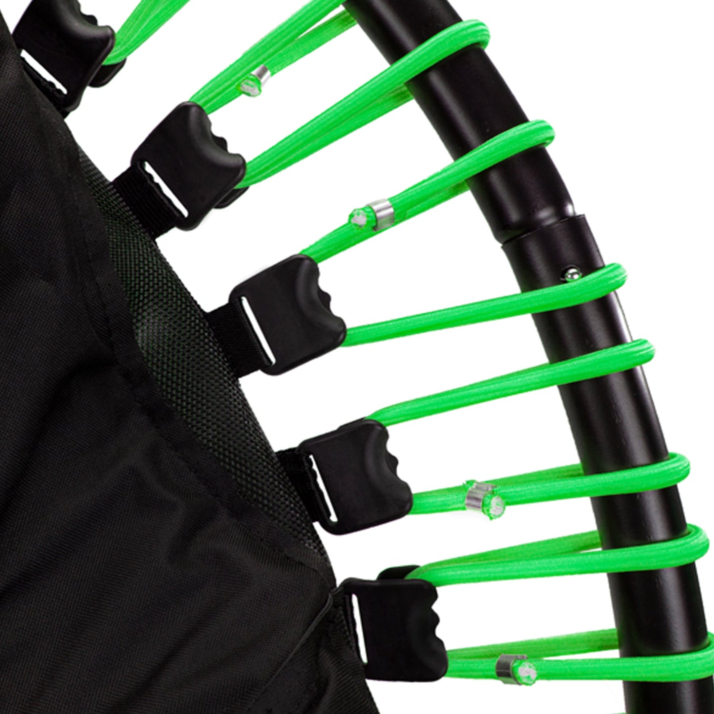 LEAPS &amp; REBOUNDS Mini Trampolim Fitness de 40" e Equipamento de Ginástica Rebounder, Verde