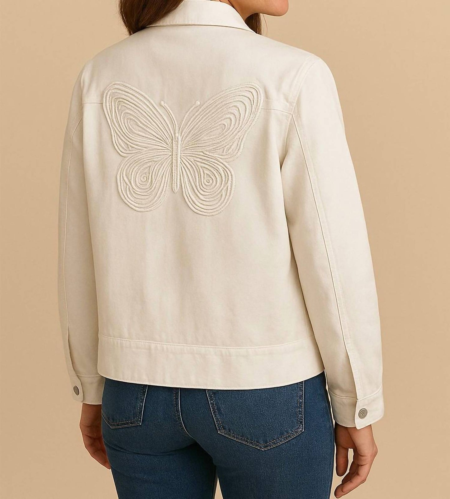 Adore - Butterfly Button Down Jacket