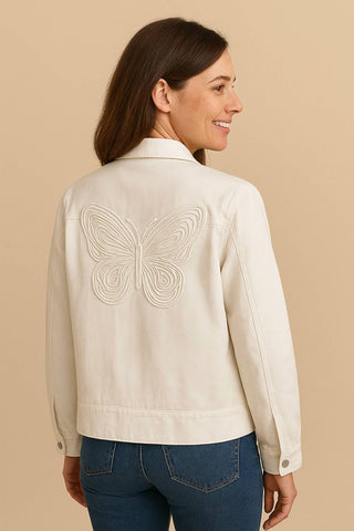 Adore - Butterfly Button Down Jacket