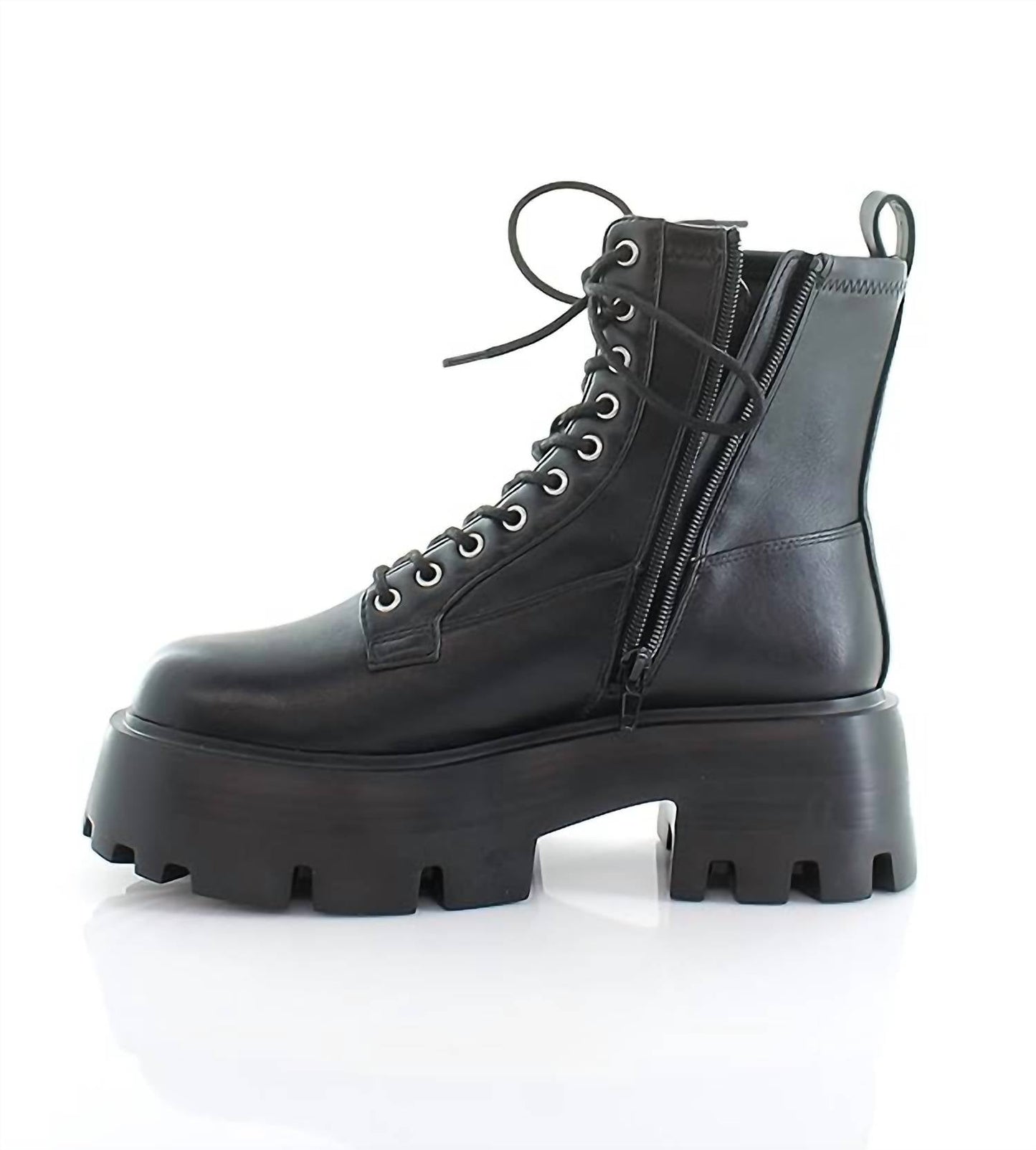 Steve Madden - Women's Maddox Platform Block Heel Combat Boot