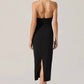 Astr - Alanna Halter Cowl Neck Dress