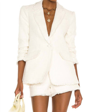 Cinq A Sept - blazer boucle khloe