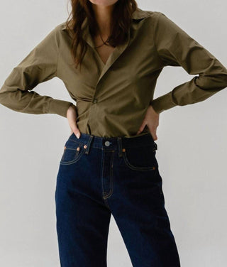 Cissa - Fitted Paper Cotton Solids Shirt